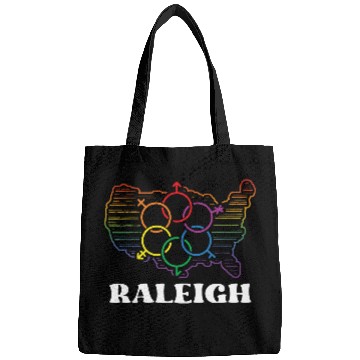 Discover Raleigh Pride Month Pride Flag LGBT Community LGBT Bags