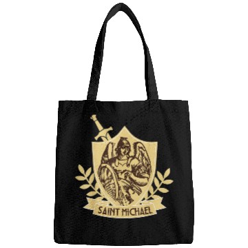 Discover Saint Michael Patron Saint of Police Officers Bags