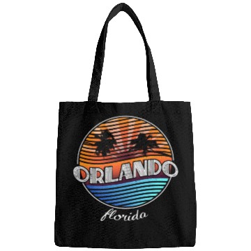 Discover Orlando Florida Palm Tree Bags