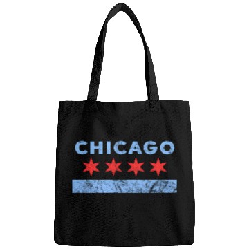 Discover Chicago - Chicago Flag Bags