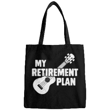 Discover Ukulele My Retirement Plan Instrument Image Bags