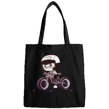 Discover Biker Cycling Funny Cyclist Tint Colorful Bags