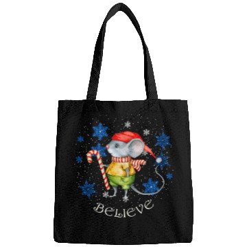 Discover Mouse With Candy Cane And Bags
