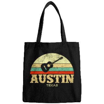 Discover Austin Texas Guitar Lone Star State Bags