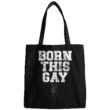 Discover Born This Gay Sexual Diversity Gay Pride LGBTQ Bags