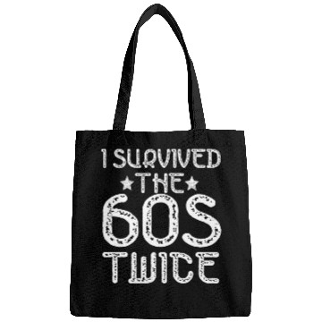 Discover I Survived The Sixties 60S Twice Bags