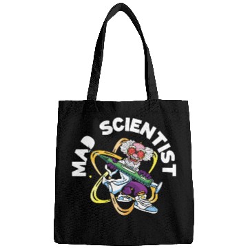 Discover Mad Scientist Science Physics Chemistry Chemist Bags