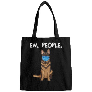 Discover German Shepherd Ew People Dog Wearing Face Bags