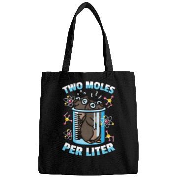 Discover Chemistry Science Chemist Student Funny Mole 1 Bags