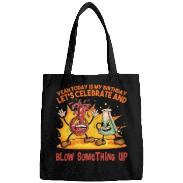 Discover Chemistry Science Chemist Student Funny Birthday Bags