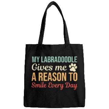 Discover My Labradoodle Gives A Reason To Smile Bags