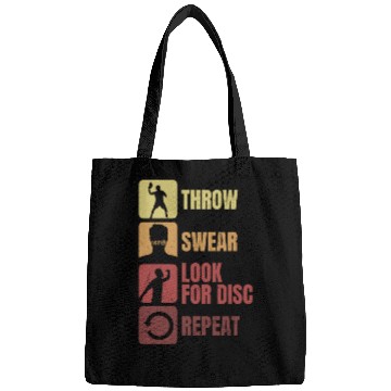 Discover Vintage Frisbee Player Retro Disc Golf Bags