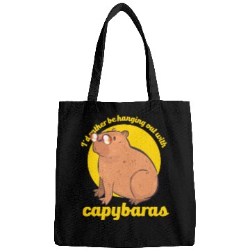 Discover Capybara Lover Rodent Animal Capybara Bags
