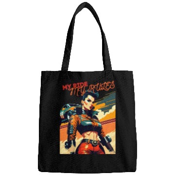 Discover Diesel Diva: A Retro Driver Design v3 Bags