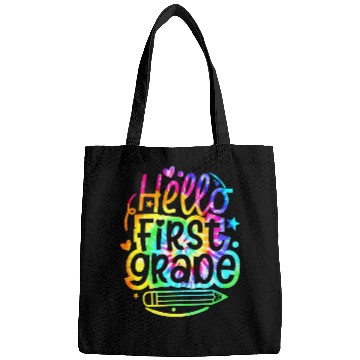 Discover Tie Dye Hello 1st First Grade Back To School First Bags