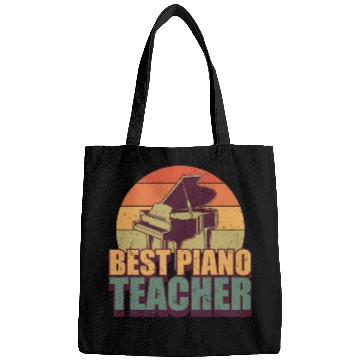 Discover Retro Pianist Best Piano Teacher Bags