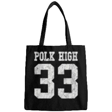 Discover Polk High School Football Jersey 33 Aged Look Bags