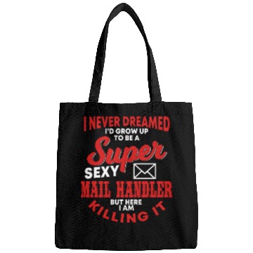 Discover Funny Mail Handler Design Post Office Worker Bags