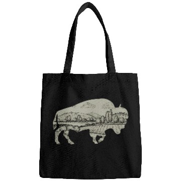 Discover Landscape Buffalo Bison Bags