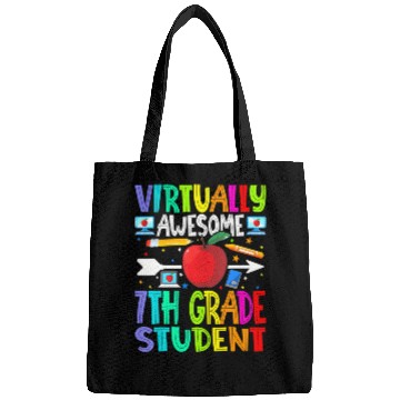 Discover Virtually Awesome 7th Grade Student Back To School Bags