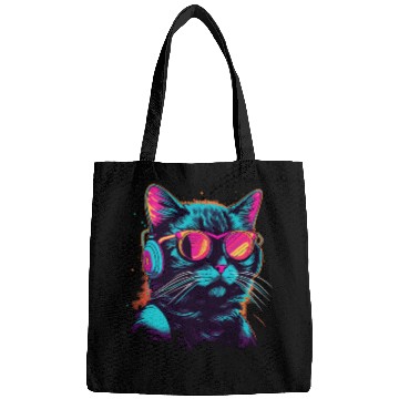 Discover 80s Cat Music Bags