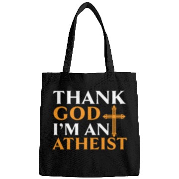 Discover Atheism Anti-Religion Agnostic Freethinker Atheist Bags