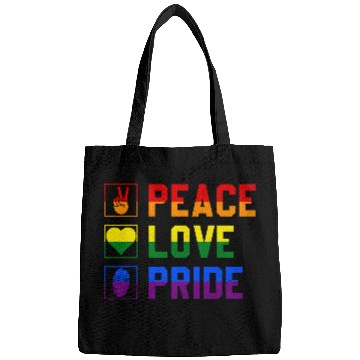 Discover Peace Love Pride Lgbtq Bags