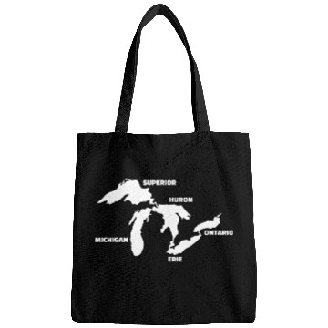 Discover Great Lakes Map Bags