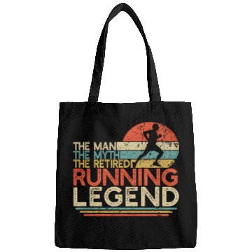 Discover Runner Retirement Myth Retired Running Legend Bags