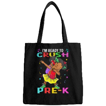 Discover pre k hello pre-k first day back to school Melanin Bags