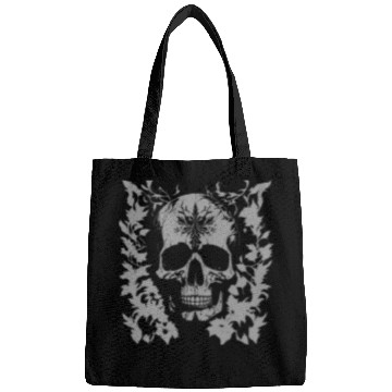 Discover gothic skull in organic ornaments Bags