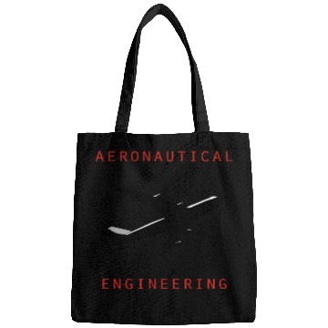 Discover aeronautical engineering text airplane picture Bags