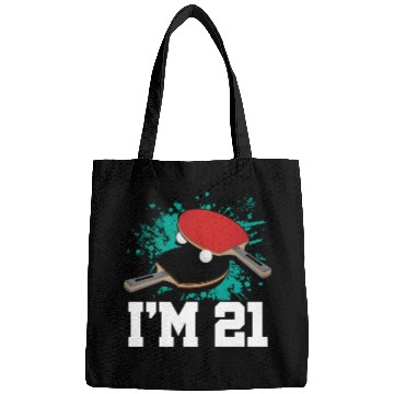 Discover I'm 21 Table Tennis Player Sports Adult 21st Bags