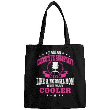 Discover Funny Executive Assistant Mom Design Bags