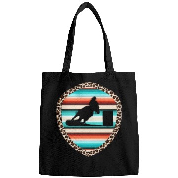 Discover Horse Barrel Racing Serape Leopard Pattern Rodeo Bags