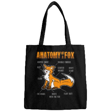 Discover Anatomy Fox Furry Fursona Bags