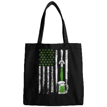 Discover Irish American Flag Draft Beer Shamrock St Bags