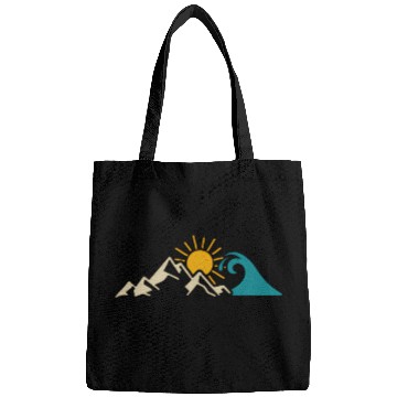 Discover Mountain Sun Wave Nature Hiking Surf Surfer Hiker Bags