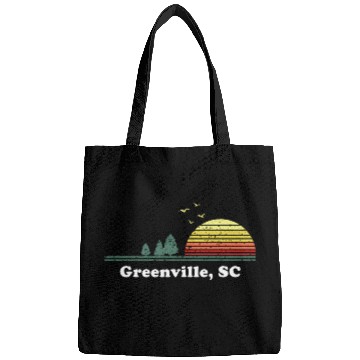 Discover Greenville South Carolina Home Print Bags