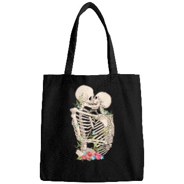 Discover Scary Kissing eletons Halloween Bags