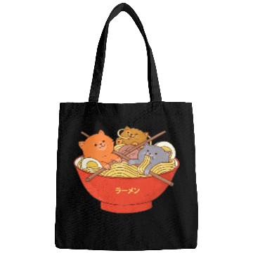 Discover Kawaii Anime Cat Japanese Ramen Noodle Bags