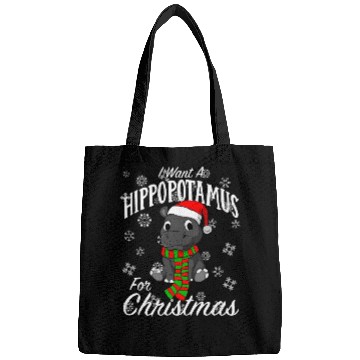 Discover I Want A Hippopotamus For Hippo Bags