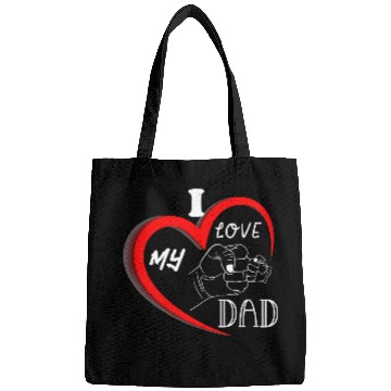 Discover I Love My Dad Bags