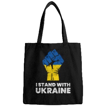Discover Ukrainian Flag I Stand With Ukraine Flag Bags