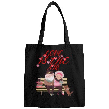 Discover LOVE IS THE AIR Bags