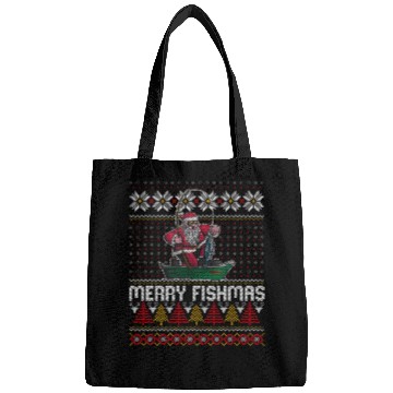 Discover Merry Fishmas Ugly Bags