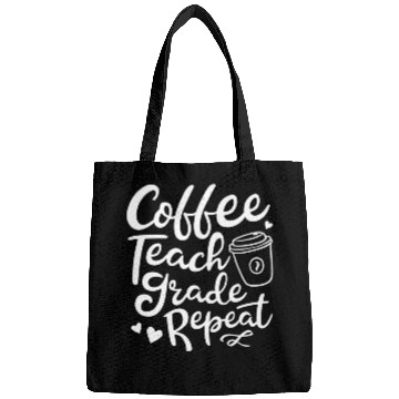 Discover Coffee Teach Grade Repeat Teacher Appreciation Bags