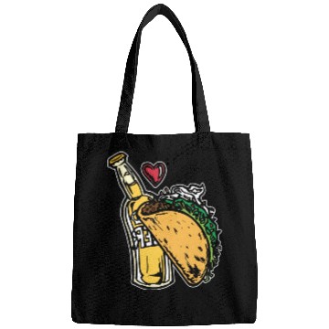 Discover Tacos Funny Cute Taco Lover Cool Mexican Beer Bags