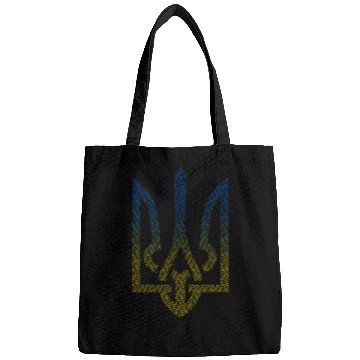 Discover Ukraine Flag And Trident Ukrainian Bags