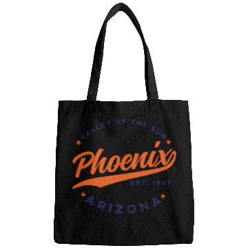 Discover Phoenix Arizonna Valley Of The Sun Color Text Bags